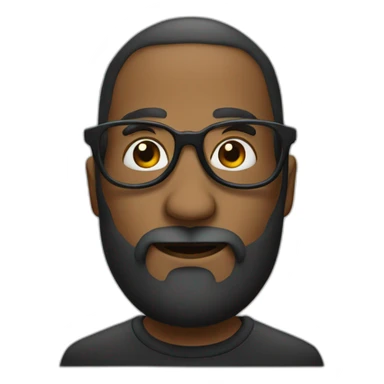 Babouin lunettes noires sticker