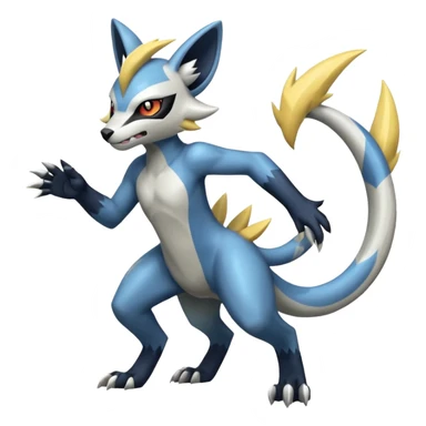 Genet-Absol-Manectric-Zeraora-Primagen-fusion-creature  sticker