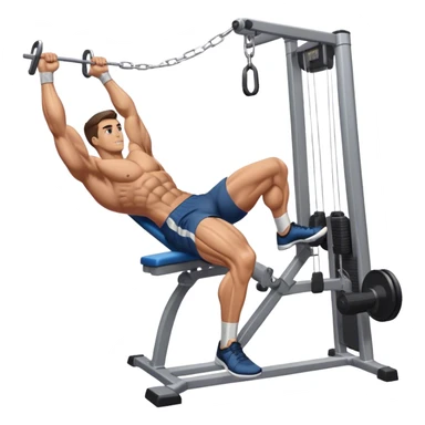 guy leg-side-raise-cable-machine exercise sticker