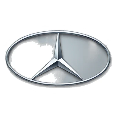 Mercedes benz logo sticker