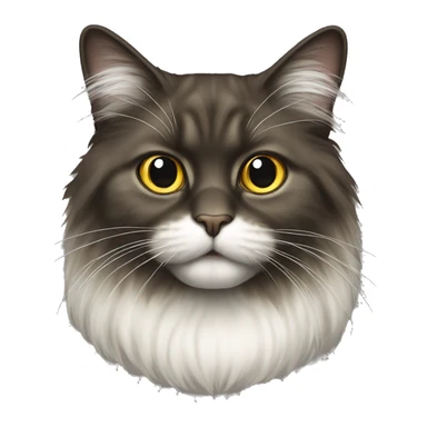 persia cat , long-hair sticker