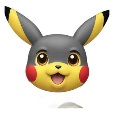 Pikachu tête sticker