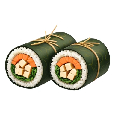 tofu kimbap roll front sticker