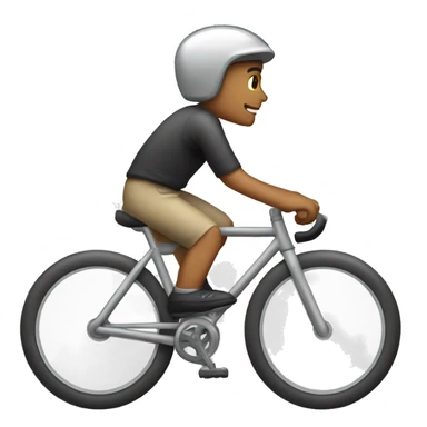 person riding bicycle in platinum armo sticker