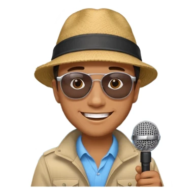 City Tour Guide man  sticker