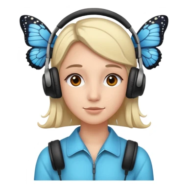 🥲🎧🦋 sticker