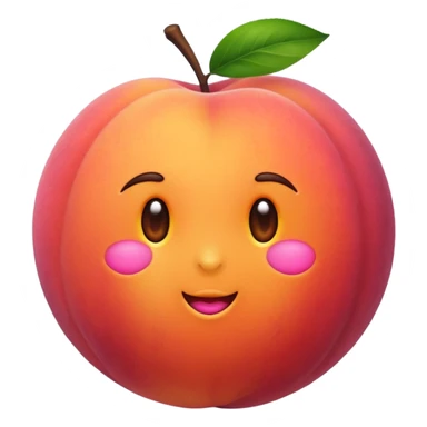 Juicy peach  sticker
