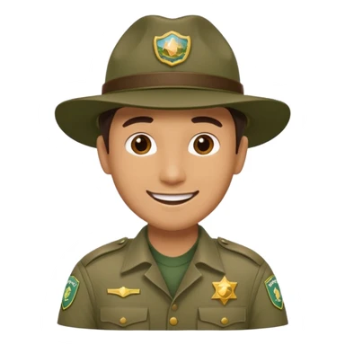 Male Park Ranger sticker