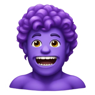 Purple merman sticker