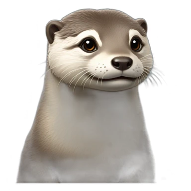 Loutre sur un mouton sticker
