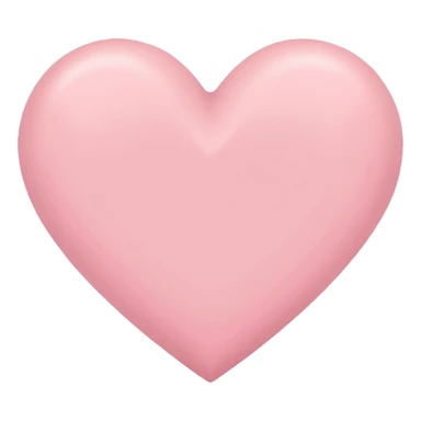 Cœur rose pastel emoji sticker