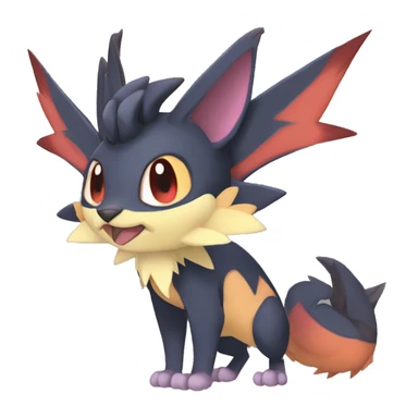 Noivern-Zorua-Nargacuga-Torracat-Fakemon-hybrid full body sticker