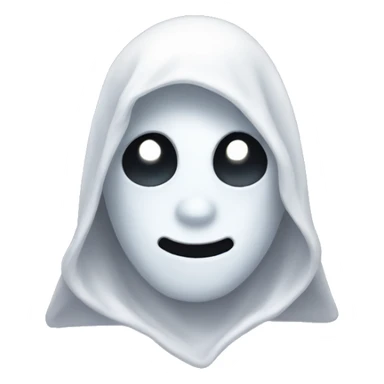 guy in a ghost costume sticker