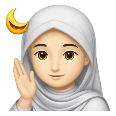یک ایموجی قلب به شکل 🫀 که داخلش ایموجی 🌙 باشه sticker