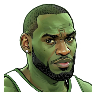 LeBron  sticker