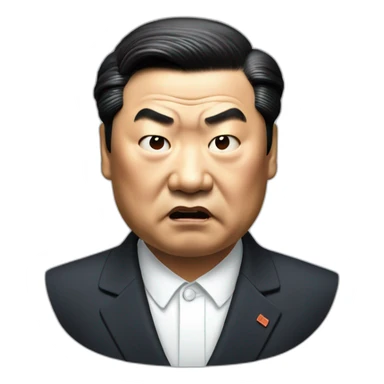 angry Xi Jinping  sticker