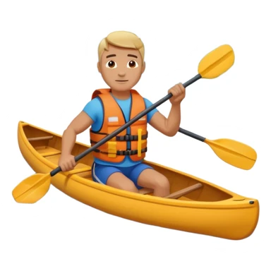 canoeist sticker