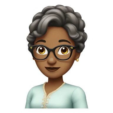 princess penelope with glasses sticker