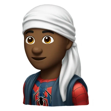 Spider-man with durag sticker