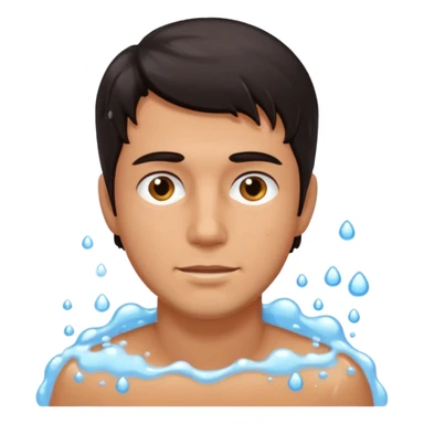 hair wash men  sticker