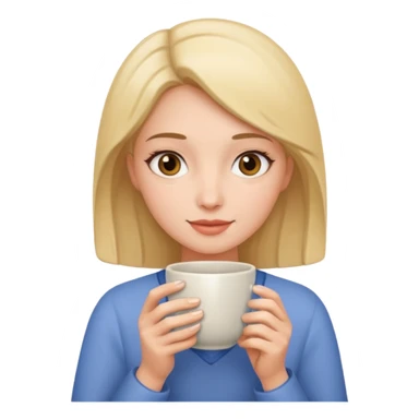 womanPeople Holding Cup sticker