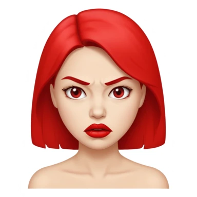 Beautiful woman angry and sick of idiots sticker