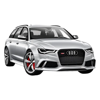 A Audi RS 6 sticker