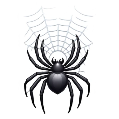 cute spider web sticker