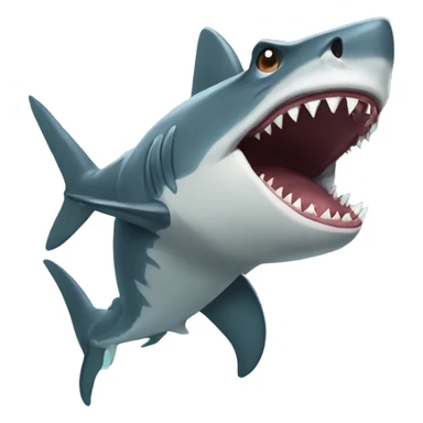 shark cocodrile sticker