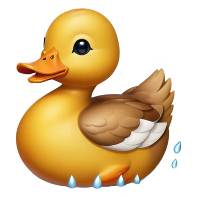 Water off a ducks back sticker