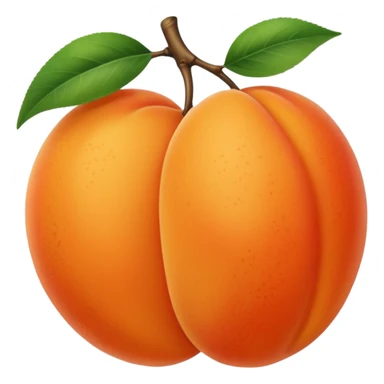 Hace la fruta damasco sticker