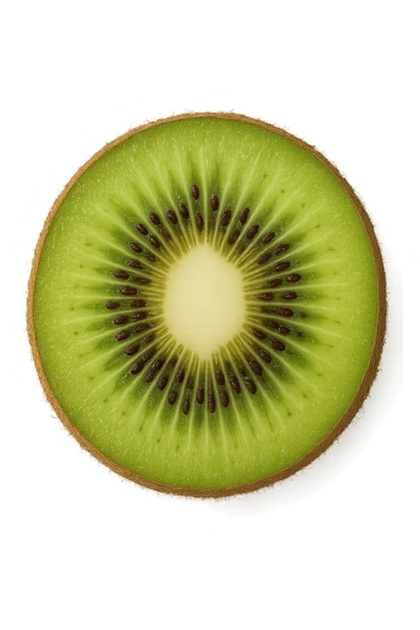 kiwi visto dall'alto, iperrealistiche 4k sticker