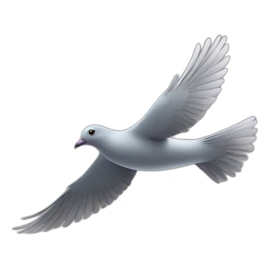 Flying pigeon in a plane sticker