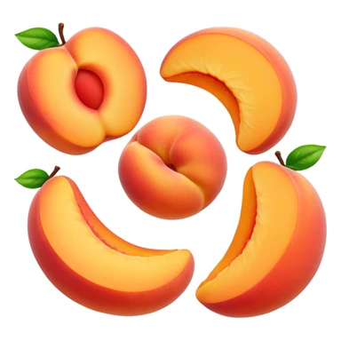 peach gummie sticker