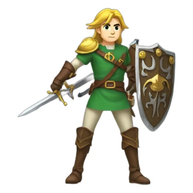 Link-le-chevalier sticker
