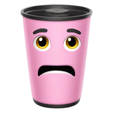 Pink Stanley tumbler cup sticker