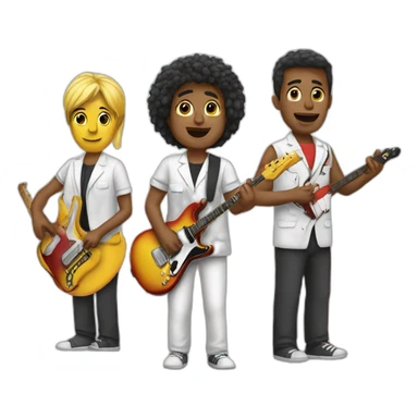health-music-band sticker