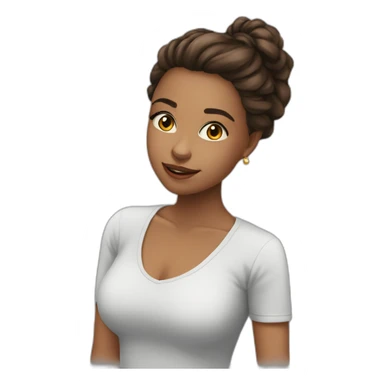 beautiful girl italia real sticker