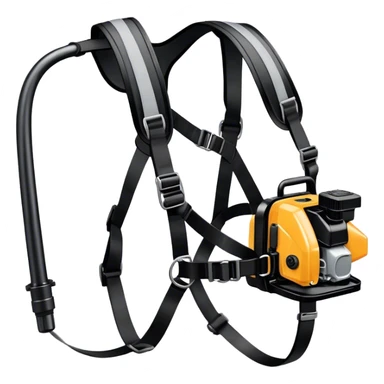 harness for petrol brush cutter sticker
