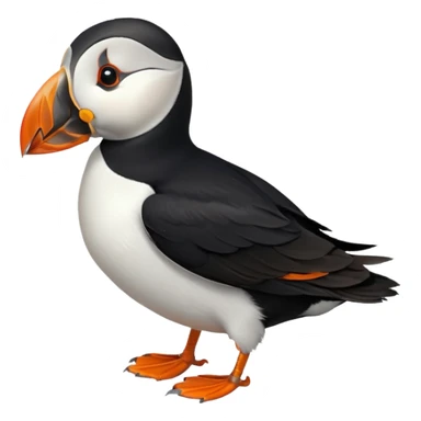 a puffin sticker