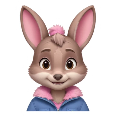 judy hopps from zootopia, pixar sticker
