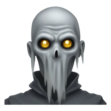 grey ghost souls sticker