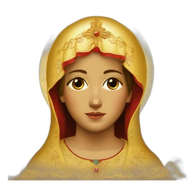 Orthodox Icon Theotokos sticker