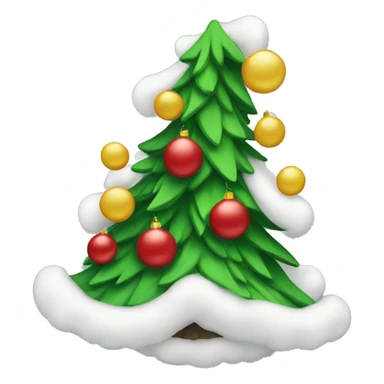 Christmas tree sticker