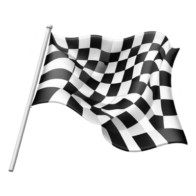 checkered racing flag sticker