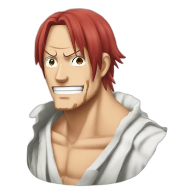 shanks from one piece sticker