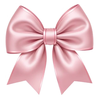 light pink bow on light pink bow sticker
