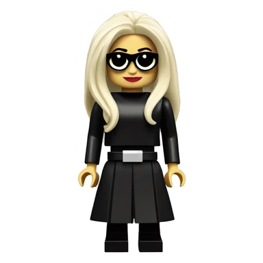 LADY GAGA lego full body sticker