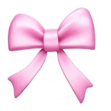 Baby pink croquette bow sticker