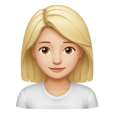 Blondt hår, trøtt, jente, mamma, blid sticker